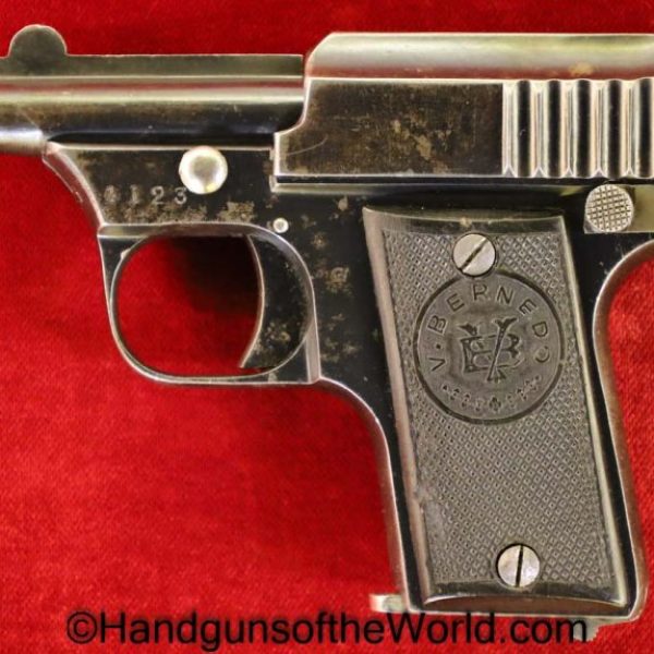 Bernado, Vest Pocket, 6.35mm, Spain, Spanish, Handgun, Pistol, C&R, Collectible, 6.35, 25, .25, acp, auto, VP, Hand gun, Bernedo, Vintage, Old, Classic