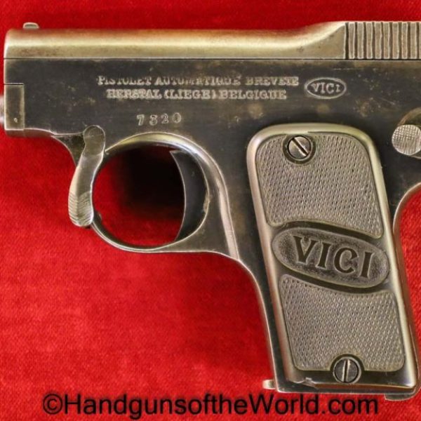 Vici, Vest Pocket, 6.35mm, Belgian, Belgium, Handgun, Pistol, C&R, Collectible, VP, Unique, Odd, Rare, Unusual, Vintage, Classic, 25, .25, acp, auto, 6.35