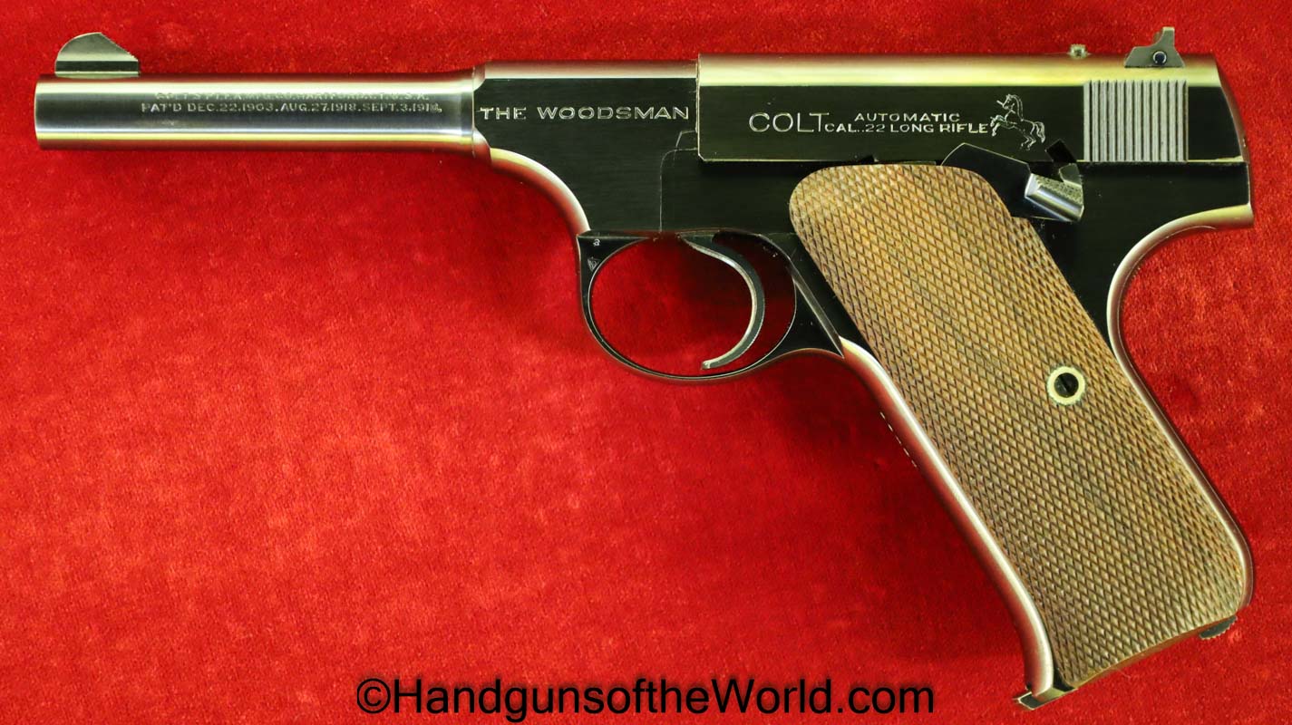 Colt, Woodsman Sport, .22lr, 1934, Mint, Handgun, Pistol, C&R, Collectible, Woodsman, Sport, 22, 22lr, .22, Hand gun, Americana, American, America