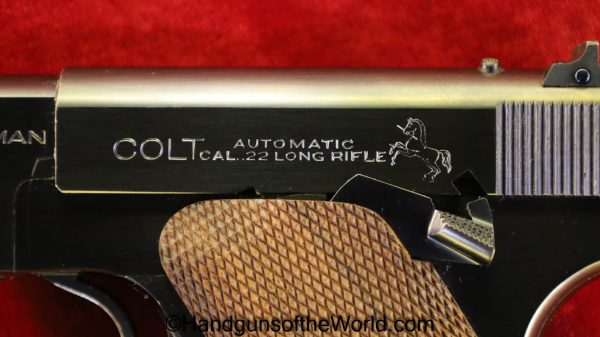 Colt, Woodsman Sport, .22lr, 1934, Mint, Handgun, Pistol, C&R, Collectible, Woodsman, Sport, 22, 22lr, .22, Hand gun, Americana, American, America