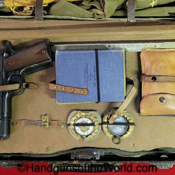Colt, 1911, .45acp, United States Property, with Brigadier General, Officers Private Purchase Suitcase, Handgun, Pistol, C&R, Collectible, WWI, WW1