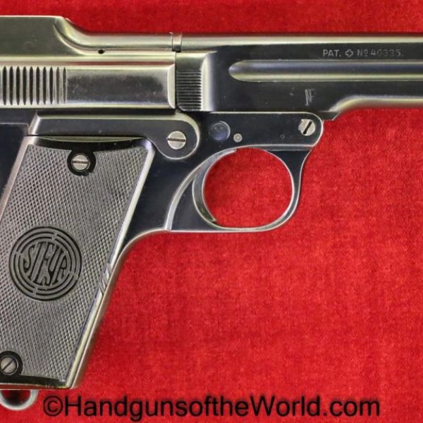 Steyr, 1908/34, 7.65mm, Austrian, Dated, 1928, Austria, Handgun, Pistol, C&R, Collectible, 1908, 34, 32, .32, acp, auto, 7.65, Hand gun, Vintage, Classic