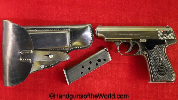 Sauer, 38H, 7.65mm, Police, Eagle C, Full Rig, WWII, WW2, German, Germany, Handgun, Pistol, C&R, Collectible, E/C, 7.65, 32, .32, acp, auto, Pocket