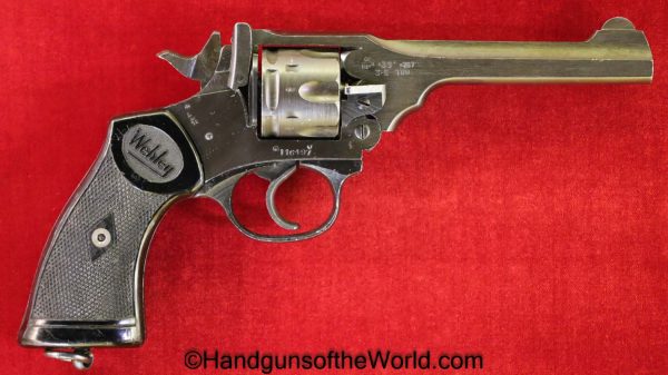 Webley & Scott, Mark IV, .38 S&W, War Finish, Outstanding, WWII, WW2, Handgun, Revolver, C&R, Collectible, Webley, 38, .38, S&W, British, English, Mark 4
