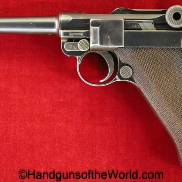 Luger DWM 1911 P.08, 9mm, German WWI Issue with a Matching Magazine