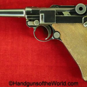 Luger, DWM, 1921, .30, Krieghoff Suhl, Rear Frame Marked, Krieghoff, Handgun, Pistol, C&R, Collectible, German, Germany, Krieghoff, Rear Frame, 7.65, 30