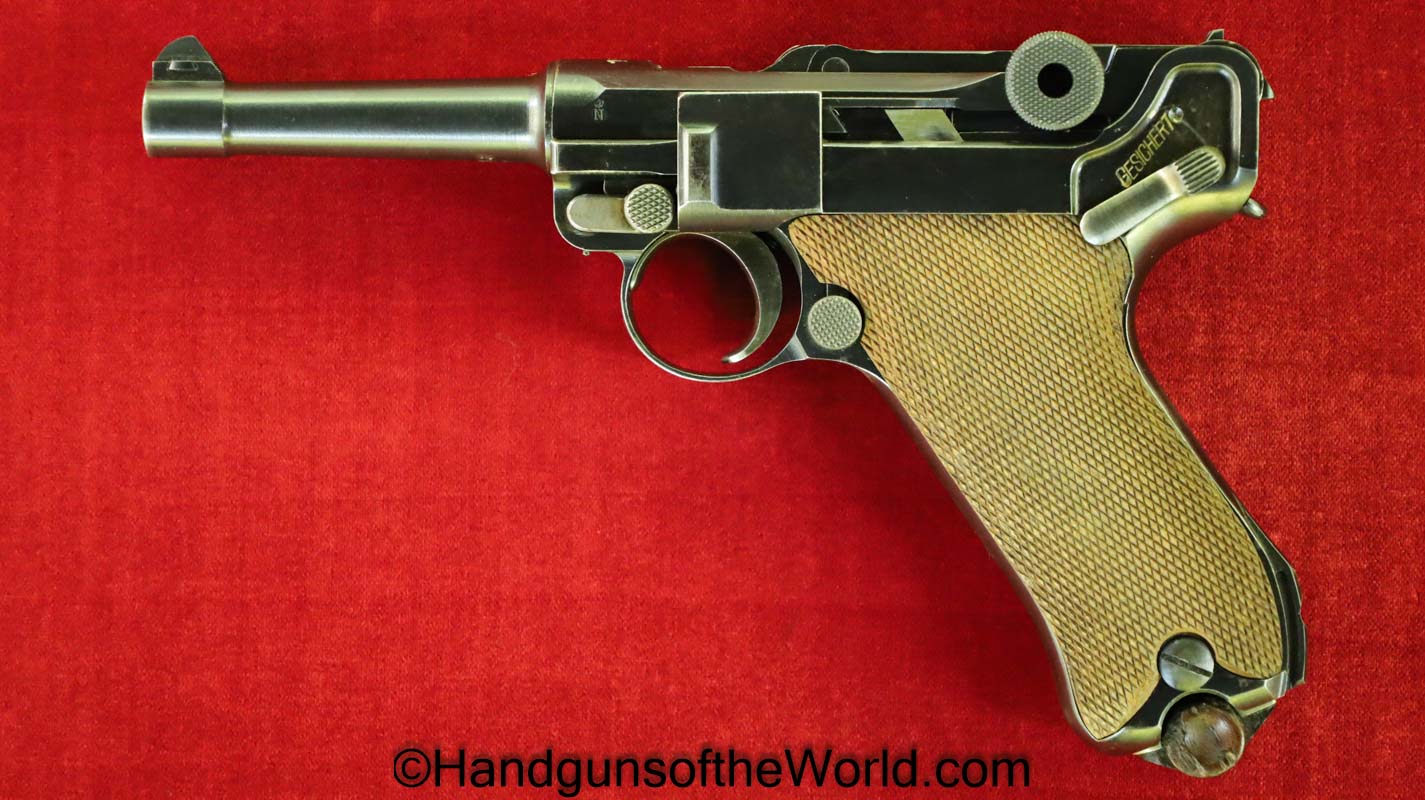 Luger, DWM, 1921, .30, Krieghoff Suhl, Rear Frame Marked, Krieghoff, Handgun, Pistol, C&R, Collectible, German, Germany, Krieghoff, Rear Frame, 7.65, 30