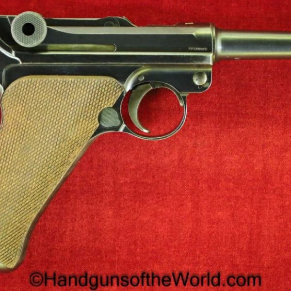 Luger, DWM, 1921, .30, Krieghoff Suhl, Rear Frame Marked, Krieghoff, Handgun, Pistol, C&R, Collectible, German, Germany, Krieghoff, Rear Frame, 7.65, 30