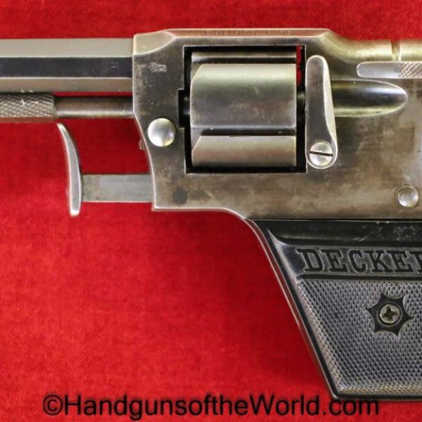 Decker, Vest Pocket, Revolver, 6.35mm, Germany, German, Handgun, C&R, Collectible, 6.35, 25, .25, acp, auto, Hand gun, VP, Oddity, Unusual, Vintage
