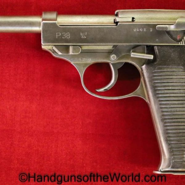 Walther, Mauser, P-38, BYF 44, 9mm, German, French, Proofed, Gray Ghost, Grey Ghost, Handgun, Pistol, C&R, Collectible, P38, P.38, P 38, 44, byf, byf44