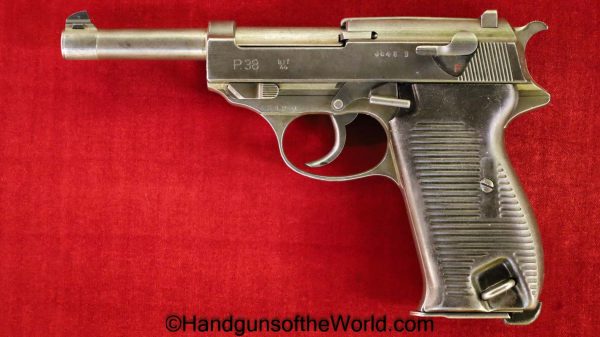 Walther, Mauser, P-38, BYF 44, 9mm, German, French, Proofed, Gray Ghost, Grey Ghost, Handgun, Pistol, C&R, Collectible, P38, P.38, P 38, 44, byf, byf44