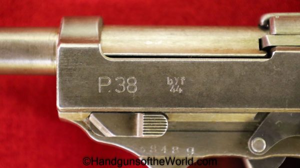 Walther, Mauser, P-38, BYF 44, 9mm, German, French, Proofed, Gray Ghost, Grey Ghost, Handgun, Pistol, C&R, Collectible, P38, P.38, P 38, 44, byf, byf44