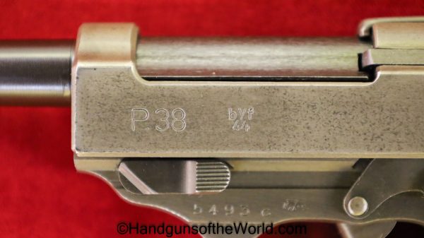 Walther, Mauser, P-38, BYF 44, 9mm, Dual Tone, Mint, German, Germany, Handgun, Pistol, C&R, Collectible, WWII, WW2, byf, 44, P38, P.38, P 38, byf-44, byf44