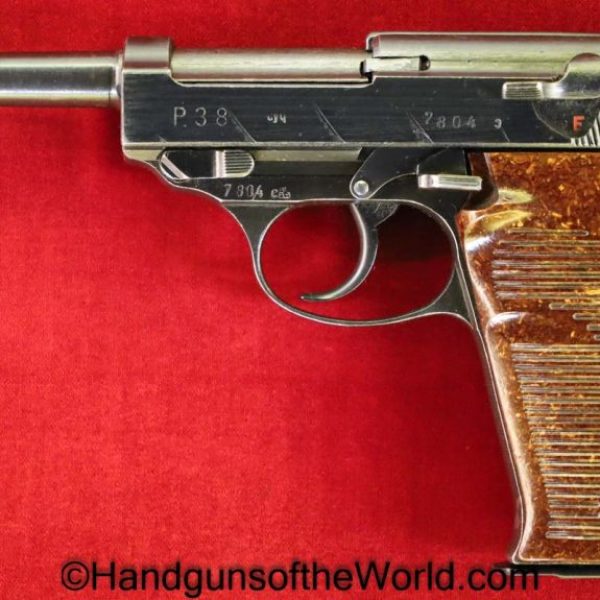 Walther/Spreewerk P-38, CYQ, 9mm, German WWII Issue-Rough Milling