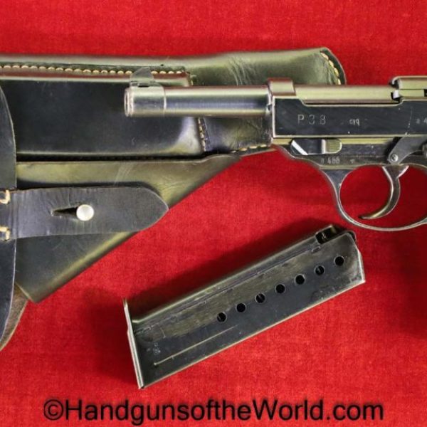 Spreewerk, P-38, CYQ, 9mm, Late War, A Prefix, Full Rig, Fantastic, German, Germany, Handgun, Pistol, C&R, Collectible, Walther, P38, P.38, P 38, WWII, WW2