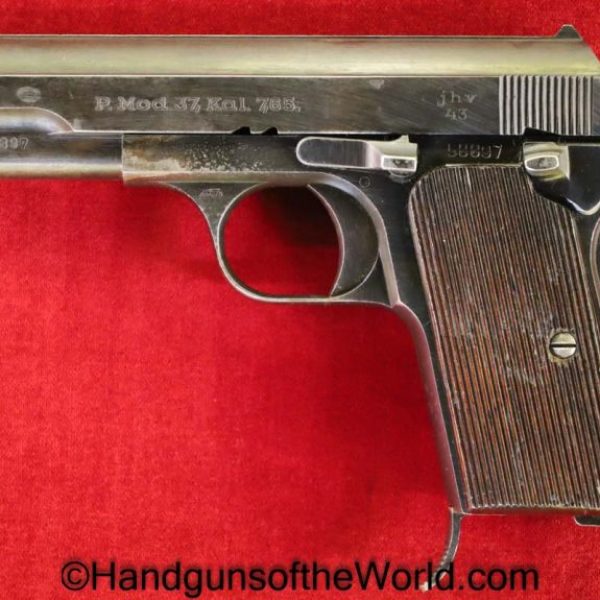 Femaru, P.Mod 37, 7.65mm, JHV 43, German, WWII, Matching Magazine, Matching Mag, Handgun, Pistol, C&R, Collectible, jhv, 43, 1943, P, Mod, 37, P., 32, .32