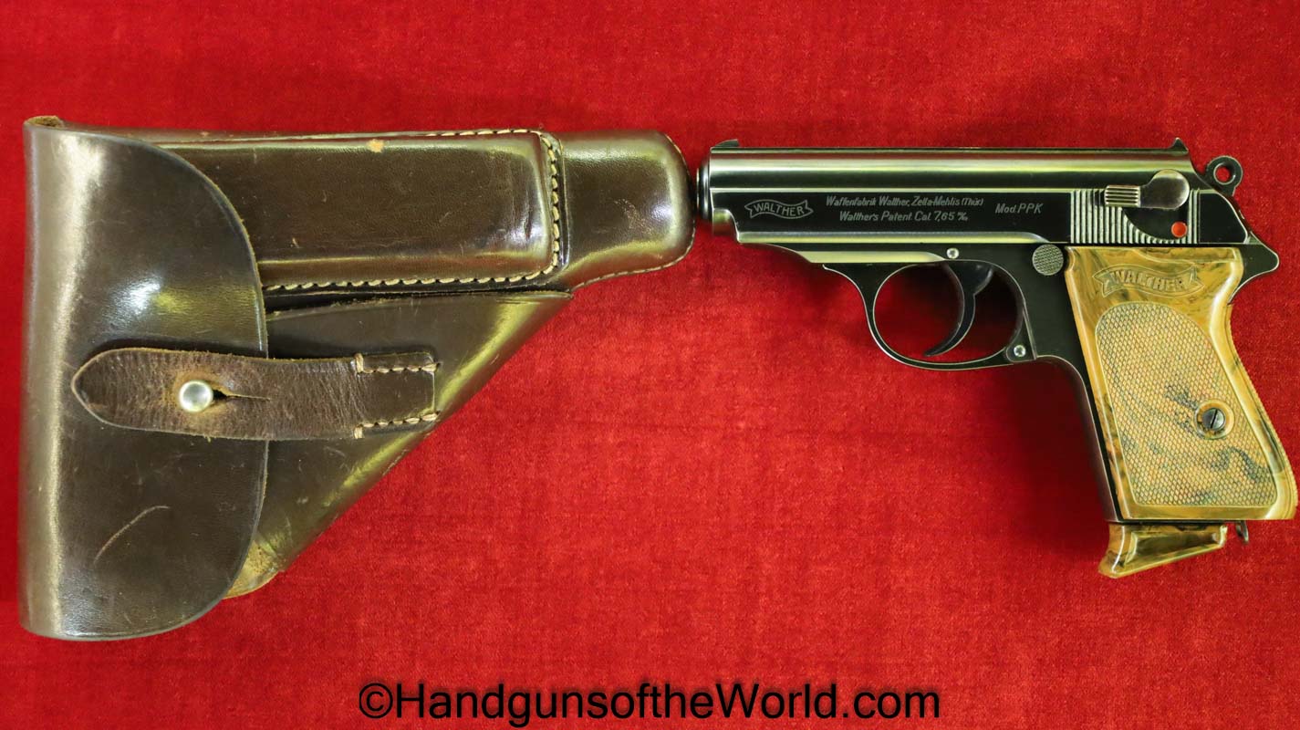Walther, PPk, 7.65mm, Pre-War, Commercial, with Holster, Superb, German, Germany, Handgun, Pistol, C&R, Collectible, 1933, Pocket, 7.65, 32, .32, acp, auto