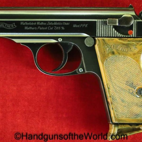 Walther, PPk, 7.65mm, Pre-War, Commercial, with Holster, Superb, German, Germany, Handgun, Pistol, C&R, Collectible, 1933, Pocket, 7.65, 32, .32, acp, auto