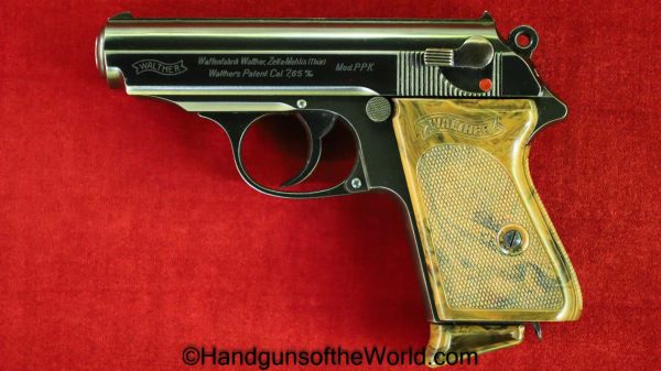 Walther, PPk, 7.65mm, Pre-War, Commercial, with Holster, Superb, German, Germany, Handgun, Pistol, C&R, Collectible, 1933, Pocket, 7.65, 32, .32, acp, auto