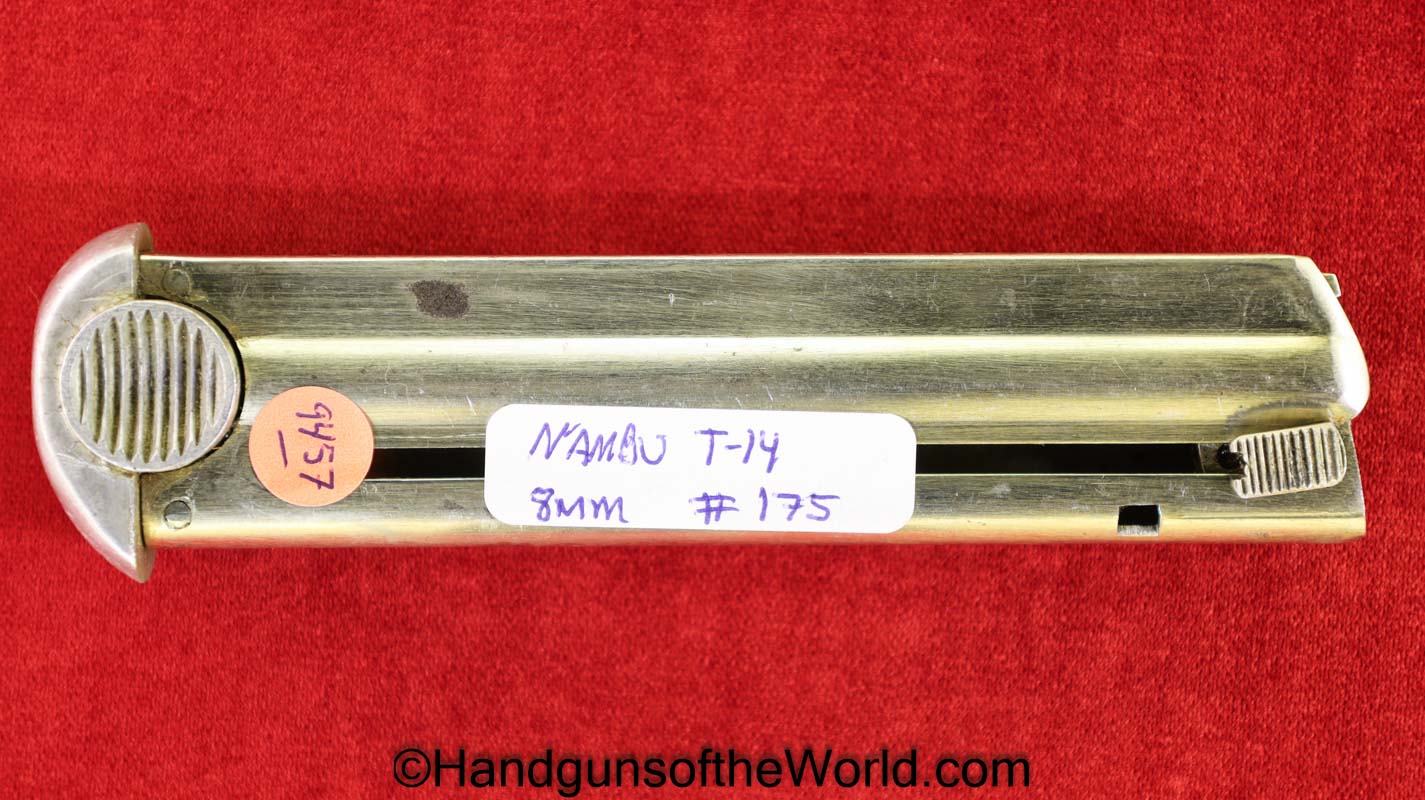 Nambu, Type 14, 8mm, #175, Magazine, Clip, Mag, Original, Collectible, Type, 14, 175, Japan, Japanese, Handgun, Pistol, WWII, WW2, Hand gun