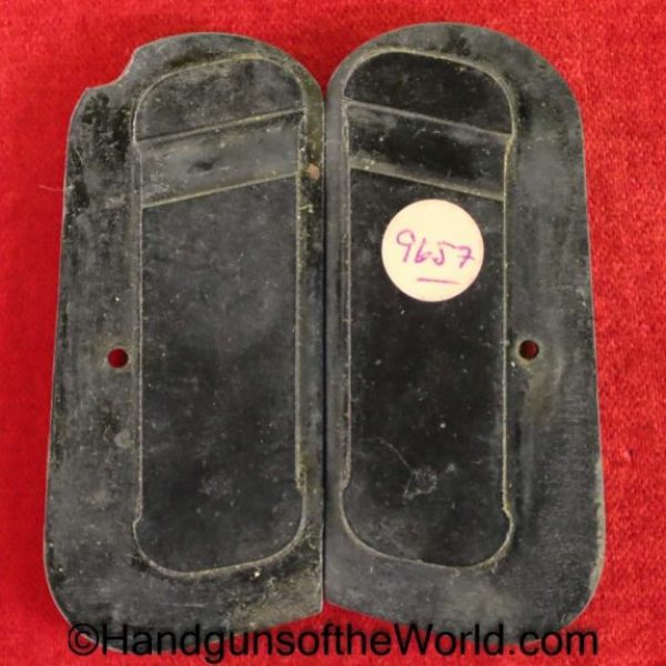 Colt, 1903, 1908, Hard Rubber, Grips, Rubber, Black, Grip, Original, Collectible, Pocket Hammerless, Americana, American, America, USA, US, Pocket, Pair