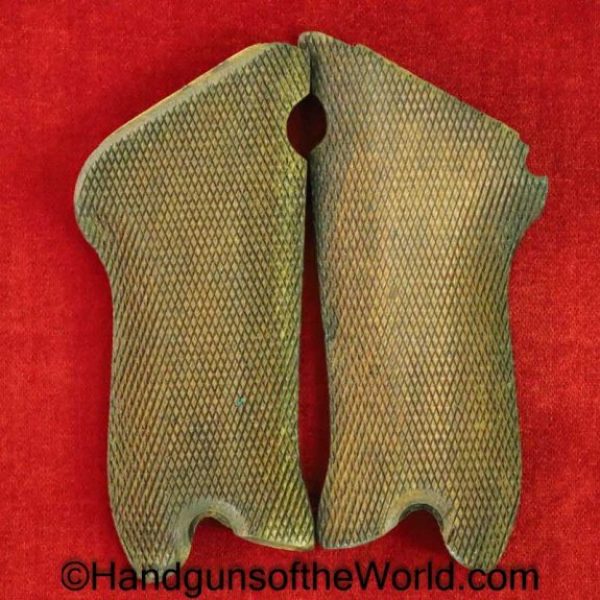 Luger, WWI, Era, Grip, Walnut, WW1, Original, Collectible, German, Germany, Handgun, Pistol, Hand gun, Grips, Wood, Checkered, #31, 31, Wooden