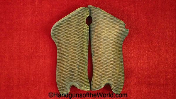 Luger, WWI, Era, Grip, Walnut, WW1, Original, Collectible, German, Germany, Handgun, Pistol, Hand gun, Grips, Wood, Checkered, #31, 31, Wooden