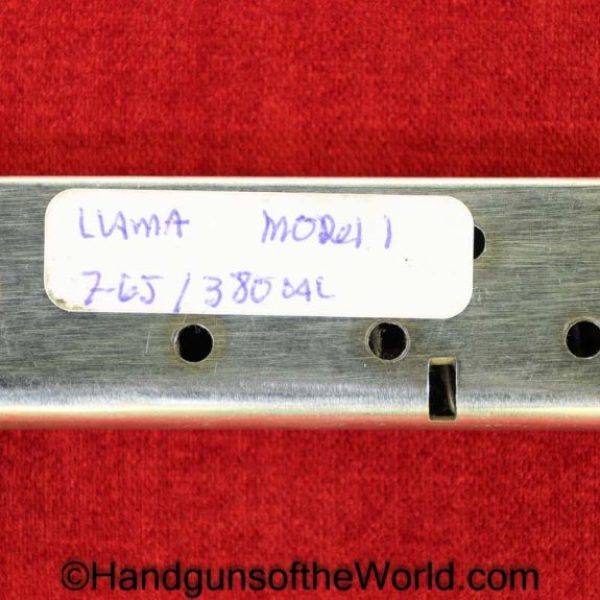 Llama, Model XA-IIIA, Especial, 7.65mm, .380, Magazine-Clip, Mag, Magazine, Clip, Handgun, Pistol, Original, Collectible, Nickel, Factory, Spain, Spanish