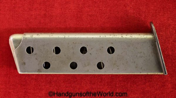 Mauser, HSc, 7.65mm, WWII, era, Magazine, Clip, Mag, Original, Collectible, WW2, Handgun, Pistol, German, Germany, Hand gun, 32, .32, acp, auto, 7.65