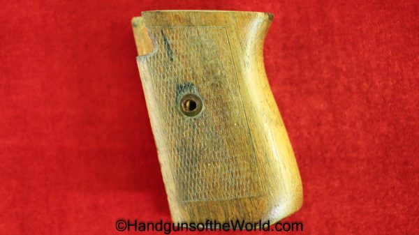 Mauser, 1914, Grips, Checkered, walnut, German, Germany, Original, Collectible, Handgun, Pistol, Hand gun, Wood, Wooden, Grip, Model, 32, .32, acp, 7.65