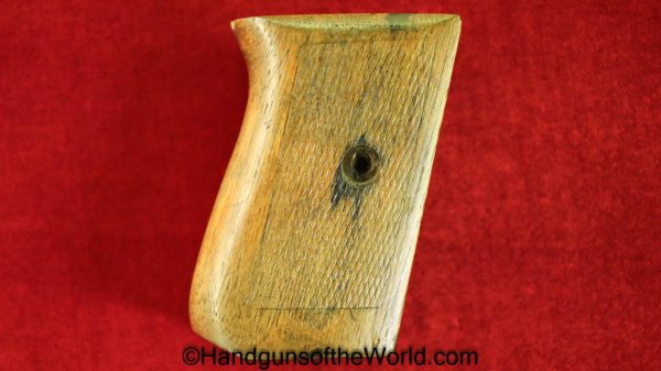 Mauser, 1914, Grips, Checkered, walnut, German, Germany, Original, Collectible, Handgun, Pistol, Hand gun, Wood, Wooden, Grip, Model, 32, .32, acp, 7.65