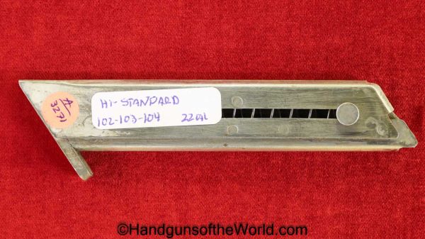 High Standard, Model, 102, 103, 104, .22, Magazine, Clip, Mag, Original, Collectible, Hi Standard, Models, Pistol, Handgun, Hi-Standard, 22lr, .22lr, 22