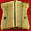 Walther, PP, Grips, WWII, Handgun, Pistol, Grip, Original, German, Germany, WW2, Hand gun, Pair, Set, Vintage, Beechwood, Late, Wood, Wooden, Pressed