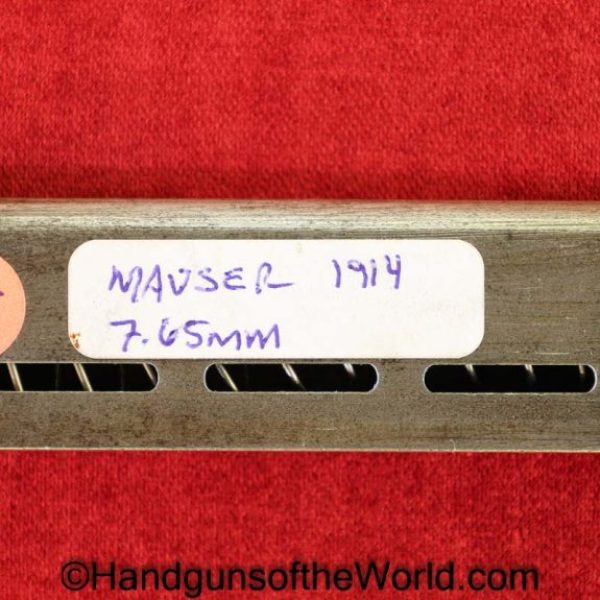 Mauser, 1914, 7.65mm, Magazine, Clip, Mag, Original, Collectible, German, Germany, Handgun, Pistol, 32, .32, Magazine-Clip, 7.65, acp, auto