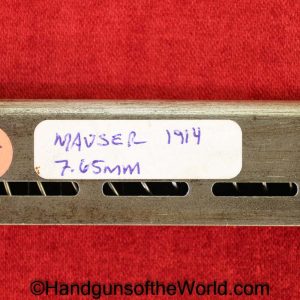 Mauser, 1914, 7.65mm, Magazine, Clip, Mag, Original, Collectible, German, Germany, Handgun, Pistol, 32, .32, Magazine-Clip, 7.65, acp, auto