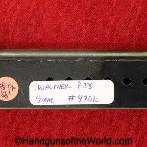 Walther, P-38, 9mm, #4701c, Magazine, Clip, Mag, Original, Collectible, 4701c, German, Germany, WWII, WW2, P38, P.38, P 38, Handgun, Pistol, 4701, c
