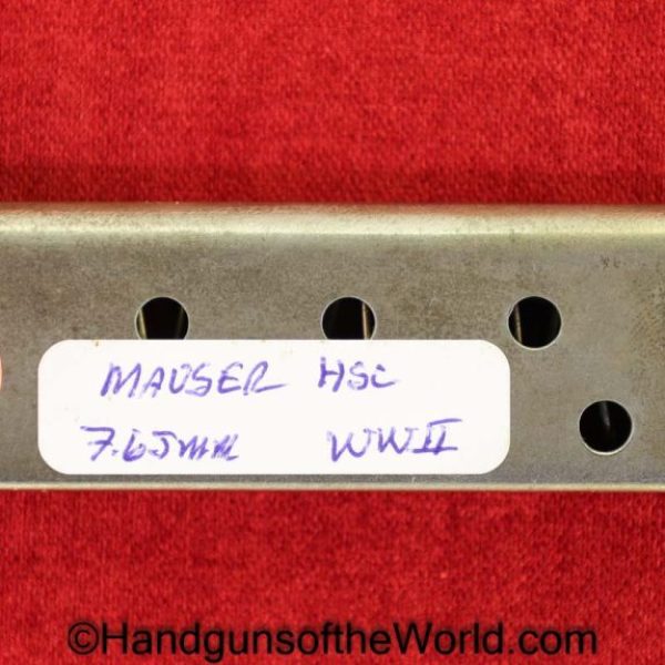 Mauser, HSc, 7.65mm, WWII, era, Magazine, Clip, Mag, Original, Collectible, WW2, Handgun, Pistol, German, Germany, Hand gun, 32, .32, acp, auto, 7.65