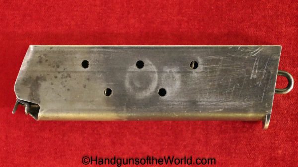 Colt, 1911, .45acp, Lanyard Loop, Magazine, Clip, Mag, Original, Collectible, Handgun, Pistol, Hand gun, 45, .45, acp, auto, American, Americana, USA