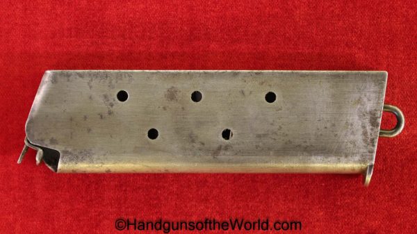 Colt, 1911, .45acp, Lanyard Loop, Magazine, Clip, Mag, Original, Collectible, Handgun, Pistol, Hand gun, 45, .45, acp, auto, American, Americana, USA