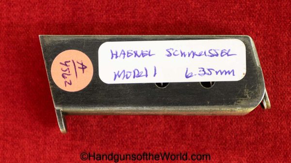 Haenel Schmeisser, Model 1, 6.35mm, Magazine-Clip, Magazine, Mag, Clip, Original, Collectible, German, Germany, 6.35, 25, .25, acp, auto, Model I