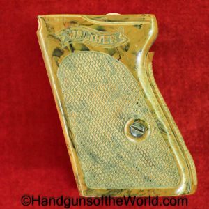 Walther, PPk, Grips, WWII, Era, brown, Bakelite, Original, Collectible, Grip, Handgun, Pistol, German, Germany, WW2, Hand gun, Old, Real, Vintage