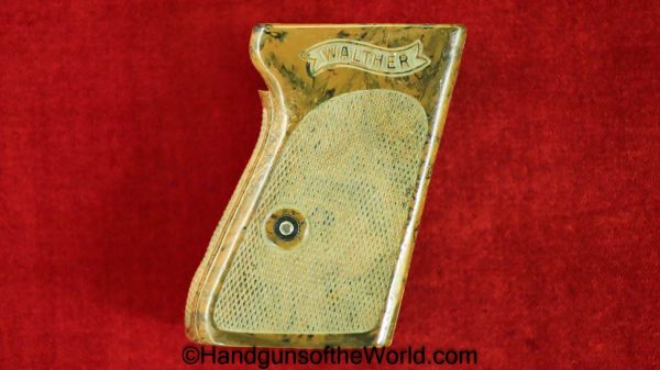 Walther, PPk, Grips, WWII, Era, brown, Bakelite, Original, Collectible, Grip, Handgun, Pistol, German, Germany, WW2, Hand gun, Old, Real, Vintage