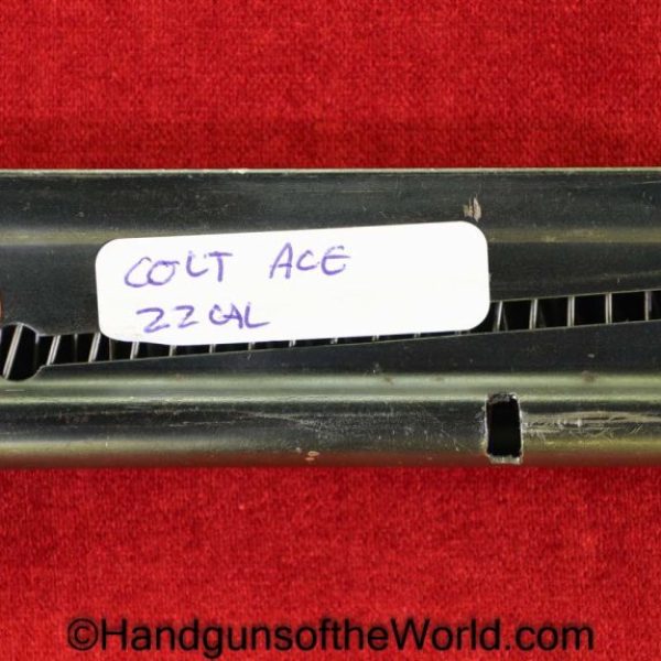 Colt, Ace, .22lr, Magazine-Clip, Mag, Magazine, Clip, Original, Collectible, 22, .22, 22lr, Handgun, Pistol, Hand gun, Target, Americana, American, USA, US
