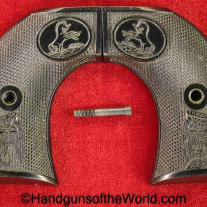Colt, SAA, Single Action Army, 3rd, Third, Gen, Grips, Grip, Original, USA, America, American, Handgun, Hand gun, Revolver, Plastic, Black, Eagle, Motif