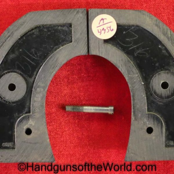 Colt, SAA, Single Action Army, 3rd, Third, Gen, Grips, Grip, Original, USA, America, American, Handgun, Hand gun, Revolver, Plastic, Black, Eagle, Motif