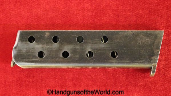 FN, Browning, 1922, 7.65mm, Magazine, Clip, Mag, Original, Collectible, WWII, WW2, Belgian, Handgun, Pistol, 32, .32, acp, auto, 7.65, German, WaA140, 140