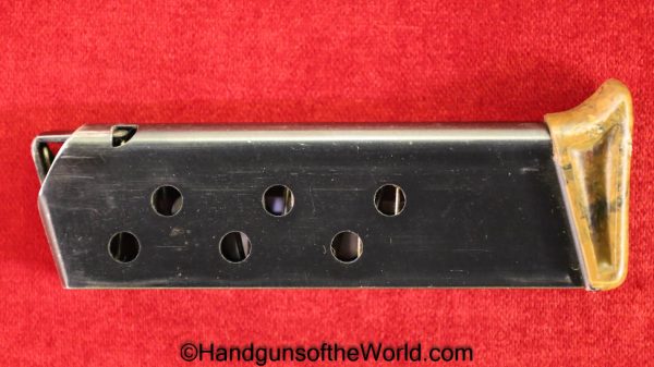 Walther, PPk, 7.65mm, Finger Extension, Magazine, Clip, brown, Bakelite, Mag, Original, Collectible, WWII, WW2, German, Germany, 7.65, 32, .32, acp, auto