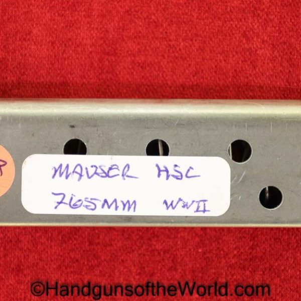 Mauser, HSc, 7.65mm, WWII, era, Magazine, Clip, Mag, Original, Collectible, WW2, Handgun, Pistol, German, Germany, Hand gun, 32, .32, acp, auto, 7.65