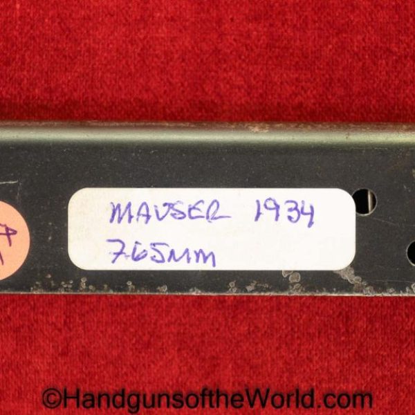 Mauser, 1934, 7.65mm, Magazine, Clip, Mag, Original, Collectible, German, Germany, Handgun, Pistol, 7.65, 32, .32, acp, auto, 7.65, Banner, Hand gun