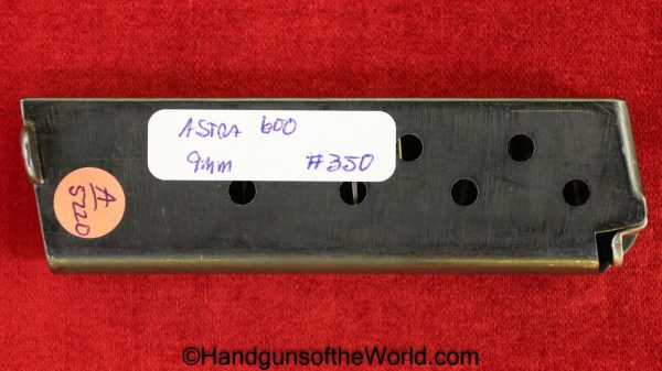 Astra, 600, 9mm, Magazine-Clip, Magazine, Mag, Clip, Original, Collectible, Spain, Spanish, Handgun, Pistol, Hand gun, 1943, 600/43, German, Germany